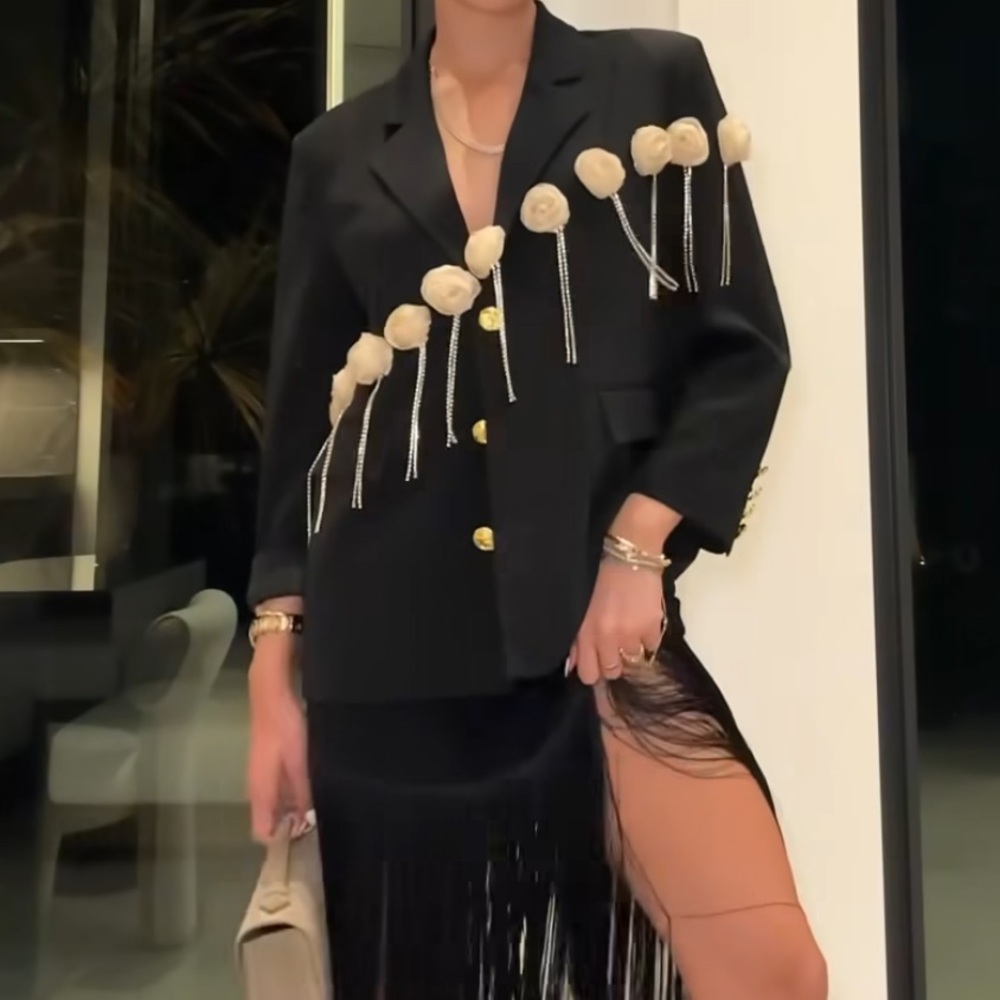 Floral blazer